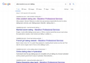 Google 検索および SERP 結果スパムからの偽の成人向け出会い系サイトのリダイレクト – WordPress、Magento、Joomla