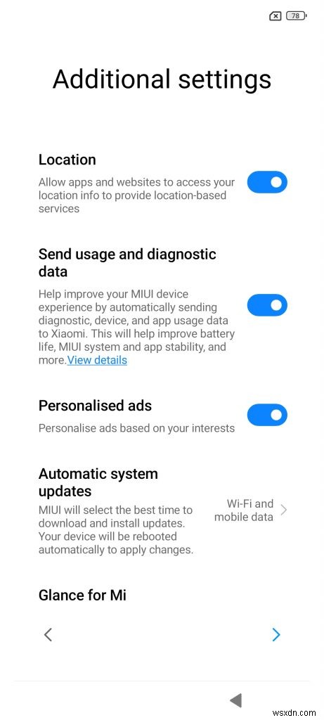 Xiaomi Redmi または Mi スマートフォンの設定方法:プロセス全体