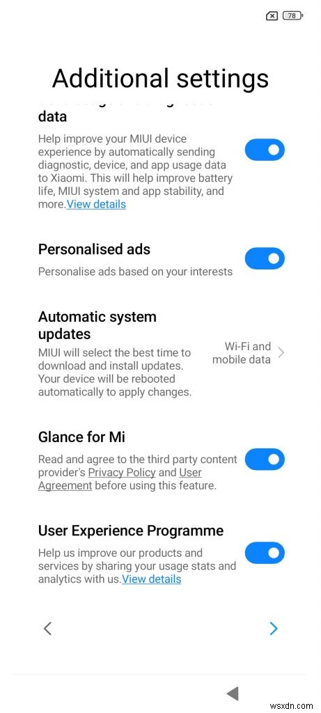 Xiaomi Redmi または Mi スマートフォンの設定方法:プロセス全体