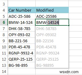 Excel のデータ クリーンアップ テクニック:セル内のテキストを置換または削除する