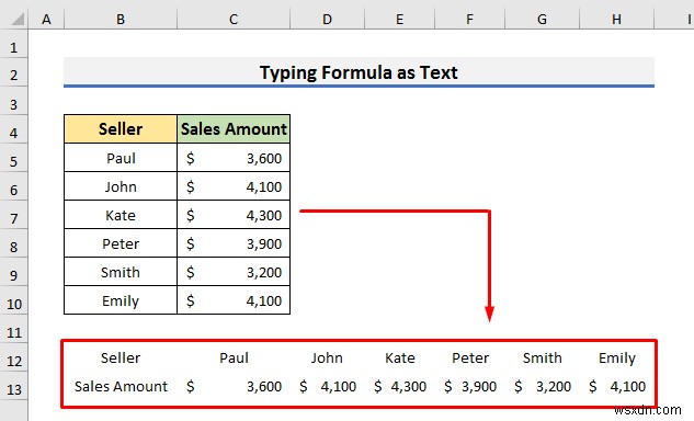 Excel で垂直列を水平列に変更する方法