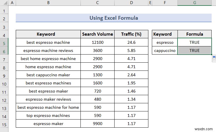 Excel の高度なフィルター (5 つの便利なアプリケーション)