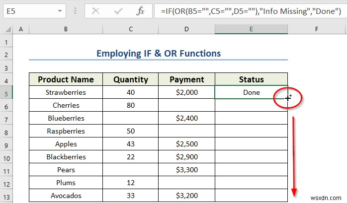 数式を使​​用して Excel で FOR ループを作成する方法 (3 つの例)