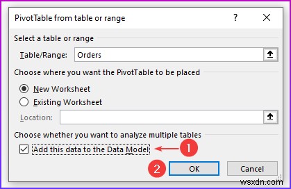 Excel でピボット テーブル データ モデルを作成する方法 (簡単な手順)