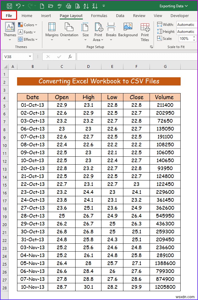 Excel でデータをエクスポートする方法 (2 つの簡単な方法)