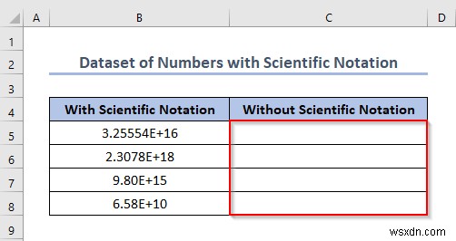 Excelで指数表記をオフにする方法（5つの便利な方法） 