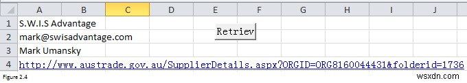 Web サイトから Excel にデータをインポートする方法