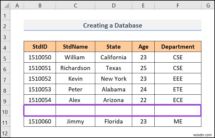 Excel でデータベースを作成する方法 (簡単な手順)