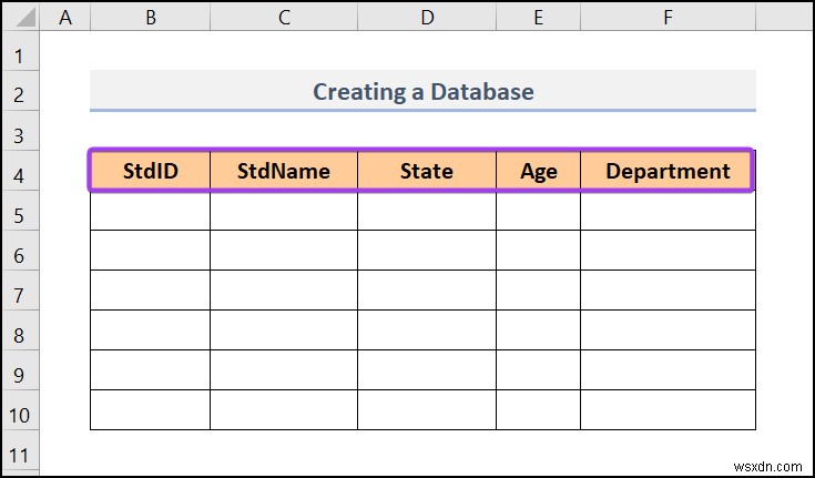 Excel でデータベースを作成する方法 (簡単な手順)