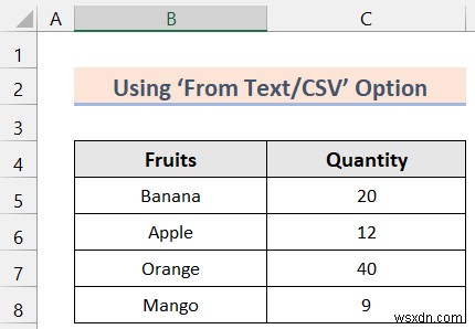 Word から Excel にデータをインポートする方法 (3 つの簡単な方法)