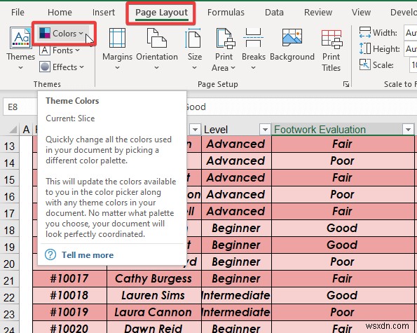Excel テーブルの見栄えを良くする方法 (8 つの効果的なヒント)