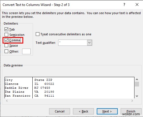 Excel でテキストを列に変換する方法 (3 ケース)