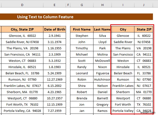 Excel でテキストを列に変換する方法 (3 ケース)