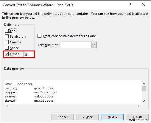 Excel でテキストを列に変換する方法 (3 ケース)