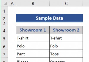 Excel で 2 つの列またはリストを比較する方法 (4 つの適切な方法)