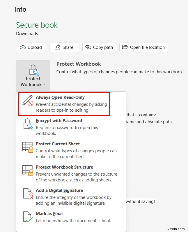 Microsoft Excel のセキュリティに関するヒント:ワークブックとワークシートを保護する