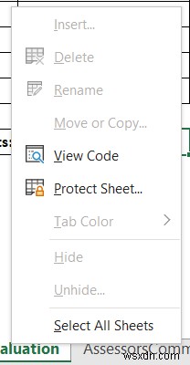 MS Excel での保護シートと保護ワークブックの違い