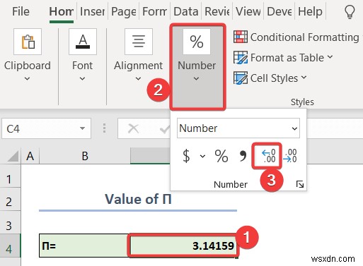 数式を使​​わずに Excel で数値を丸める方法 (3 つの簡単な方法)