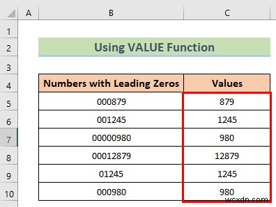 Excel で先頭のゼロを削除する方法 (8 つの簡単な方法)