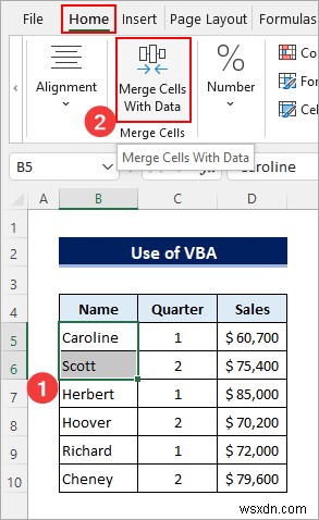 データを失わずに Excel で 2 つのセルを結合する方法 (2 つの方法)