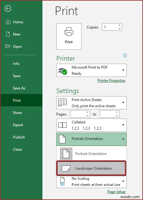 印刷時に Excel スプレッドシートを大きくする方法 (7 つの方法)