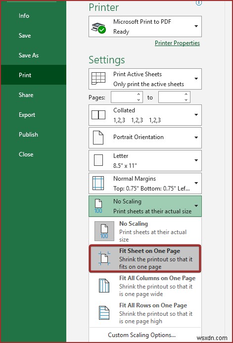 印刷時に Excel スプレッドシートを大きくする方法 (7 つの方法)