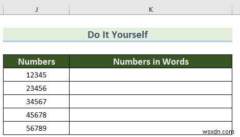 Excel で数値を単語に変換する方法 (4 つの適切な方法)