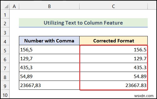 Excel でコンマを削除する方法 (4 つの簡単な方法)