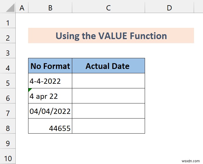 Excel で一般形式を日付に変換する方法 (7 つの方法)