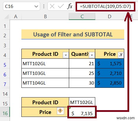 Excel で色付きのセルを合計する方法 (4 つの方法)