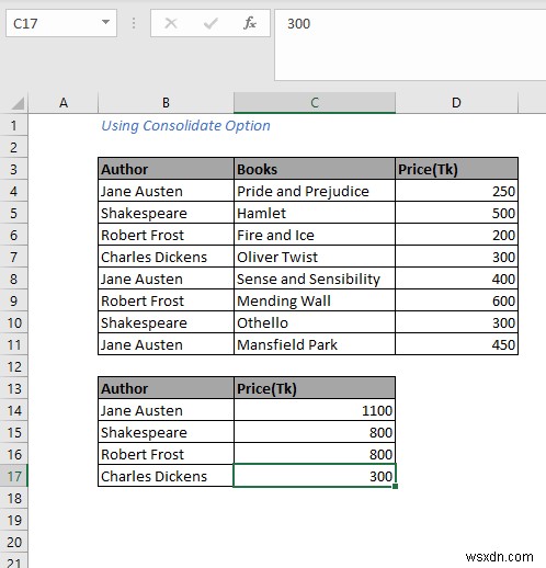 基準に基づいて Excel で行を結合する方法 (最も簡単な方法)