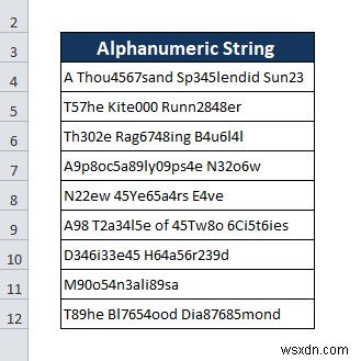 Excel のセルから数字を削除する方法 (5 つの方法)