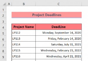 Excel で期限切れの日付に条件付き書式を適用する (3 つの方法)