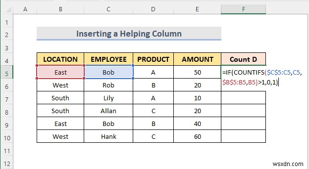 Excel のピボット テーブルで重複をカウントする (2 つの簡単な方法)