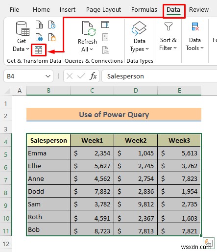 Excel でテーブルをリストに変換する方法 (3 つの簡単な方法)