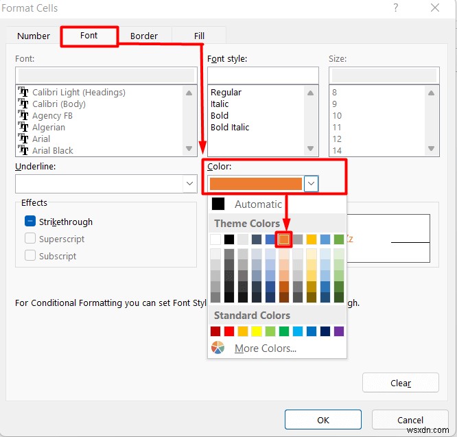 Excel で数式を使用してテキストの色を変更する方法 (2 つの方法)