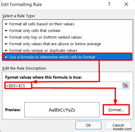 Excel で数式を使用してテキストの色を変更する方法 (2 つの方法)