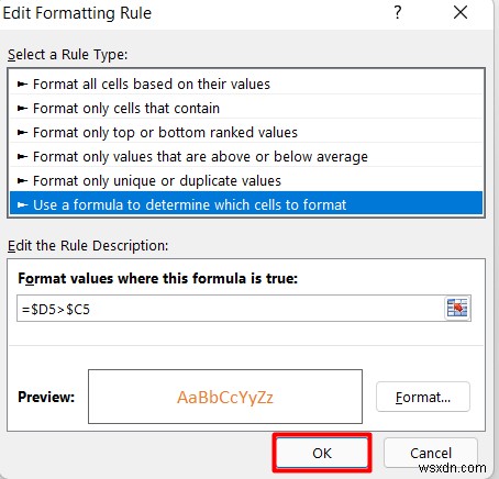 Excel で数式を使用してテキストの色を変更する方法 (2 つの方法)