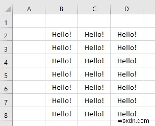 Excel で列番号に基づいて範囲を使用する VBA (4 つの方法)