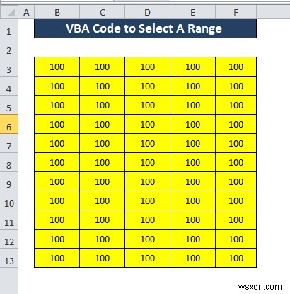 VBA を適用して列を選択する方法 (3 つの方法)