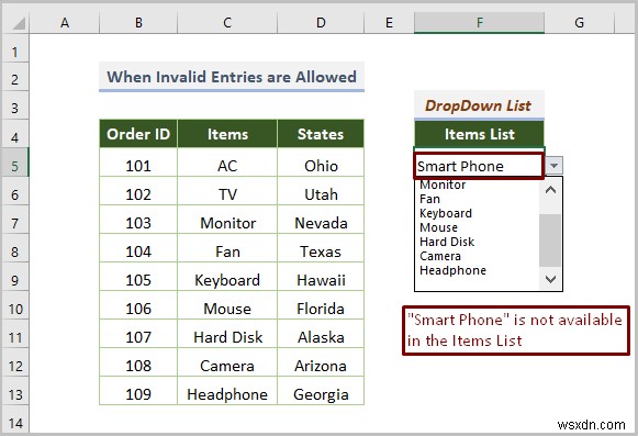 Excel ドロップダウン リストが機能しない (8 つの問題と解決策)