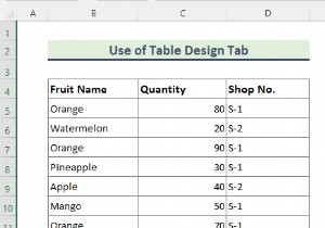 Excel で Format As Table を削除する方法