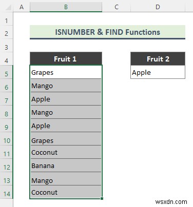 Excel でリストのテキストを含むセルを強調表示する (7 つの簡単な方法)