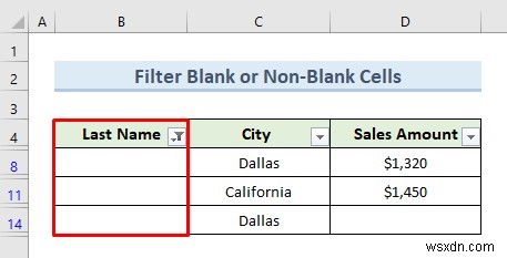 Excel フィルターのショートカット (3 つの簡単な使い方と例)