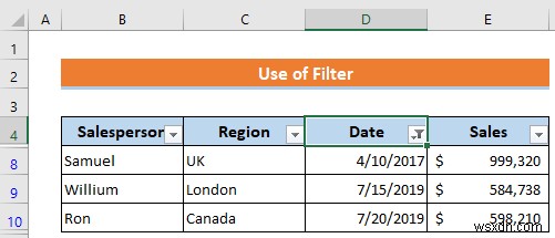 Excel で日付でフィルター処理する方法 (4 つの簡単な方法)