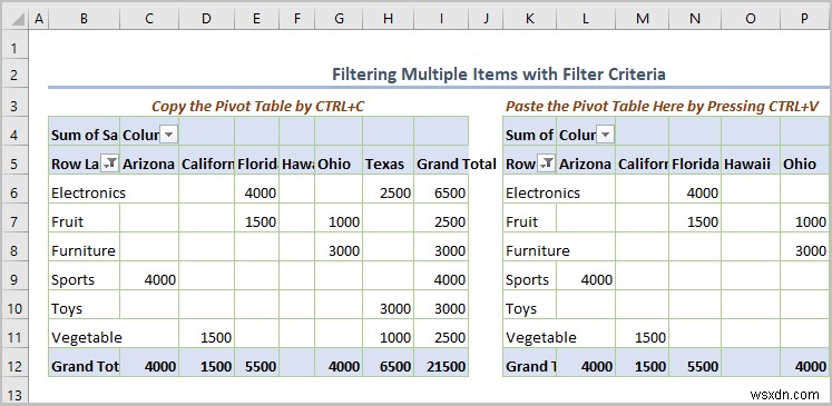 Excel のピボット テーブルをフィルター処理する方法 (8 つの効果的な方法)