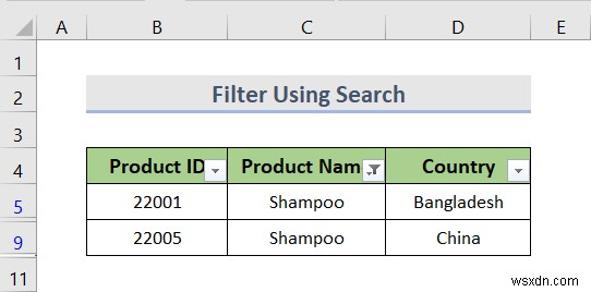 Excel でフィルター付きのドロップダウン リストを作成する方法 (7 つの方法)