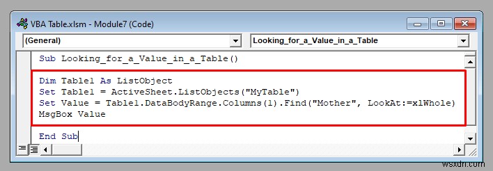VBA で Excel テーブルを使用する方法 (考えられる 9 つの方法)