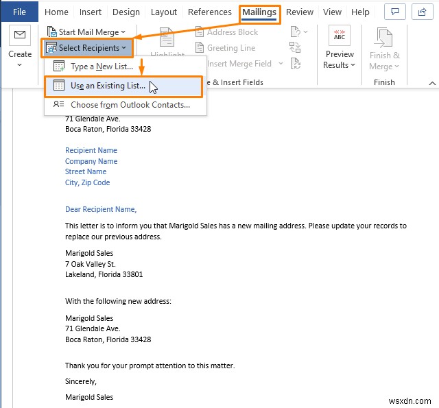 Excel でメーリング リストを作成する (2 つの方法)