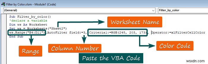 Excel で色でフィルター処理する方法 (2 つの例)